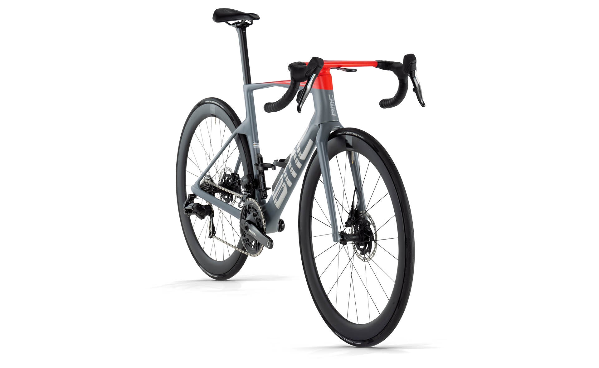 BMC Bikes | Teammachine R 01 THREE IRON GREY / NEON RED