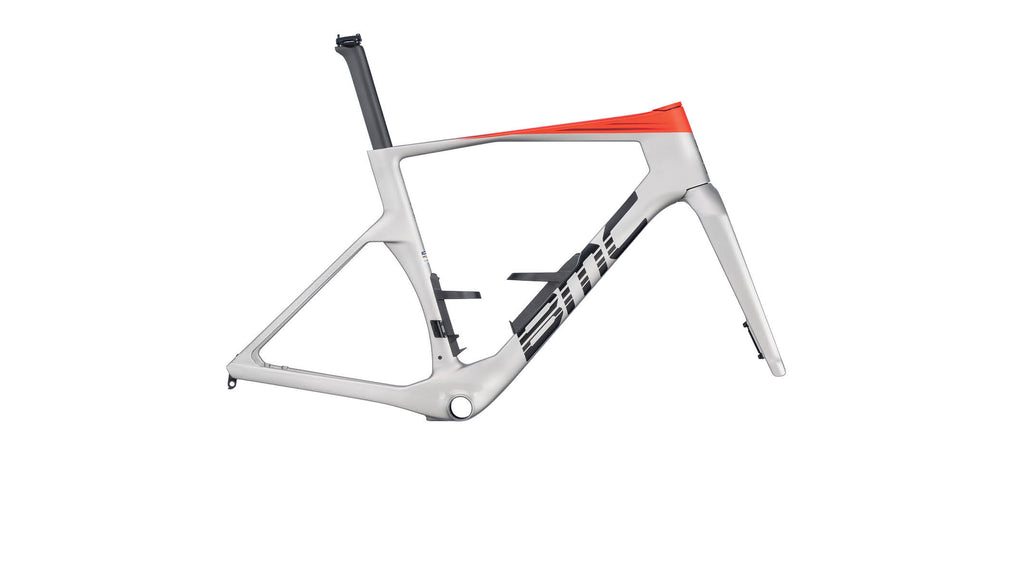 BMC Time Machine Road 01 Silver フレーム Teammachine R 01 Frameset Arctic Silver / Neon Red – BMC